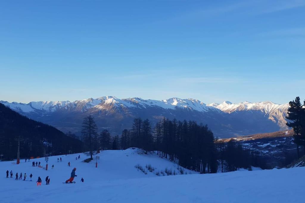 T2 + Coin Montagne - Wifi/Piscine - Les Orres 1800 Apartman Kültér fotó
